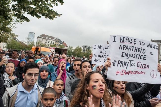La manifestation du 12 juillet à Anvers