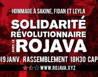 Rassemblement en hommage à Sakine, Fidan et Leyla