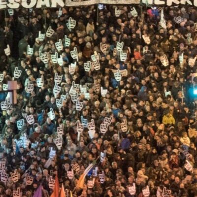 La manifestation de samedi à Bilbao