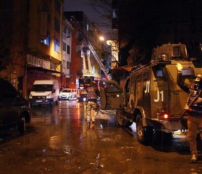 L'opération policière à Okmeydanı