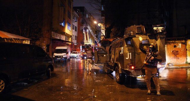 L'opération policière à Okmeydanı