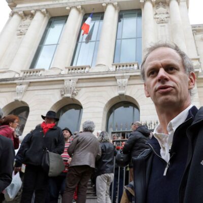 Pierre-Alain Mannoni au palais de justice