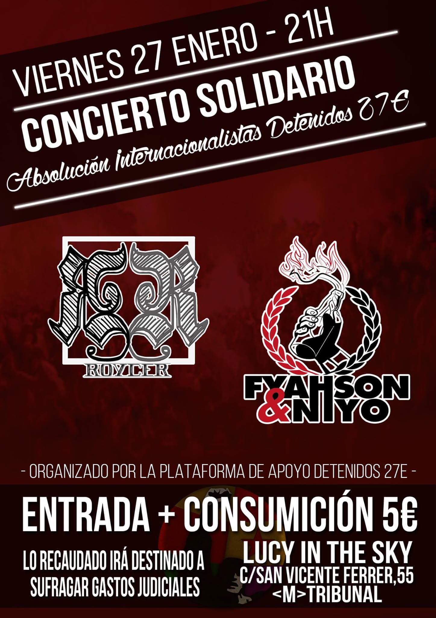 Concert de soutien aux internationalistes