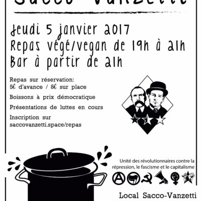 Repas du Sacco-Vanzetti