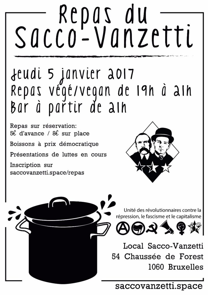 Repas du Sacco-Vanzetti Repas du Sacco-Vanzetti