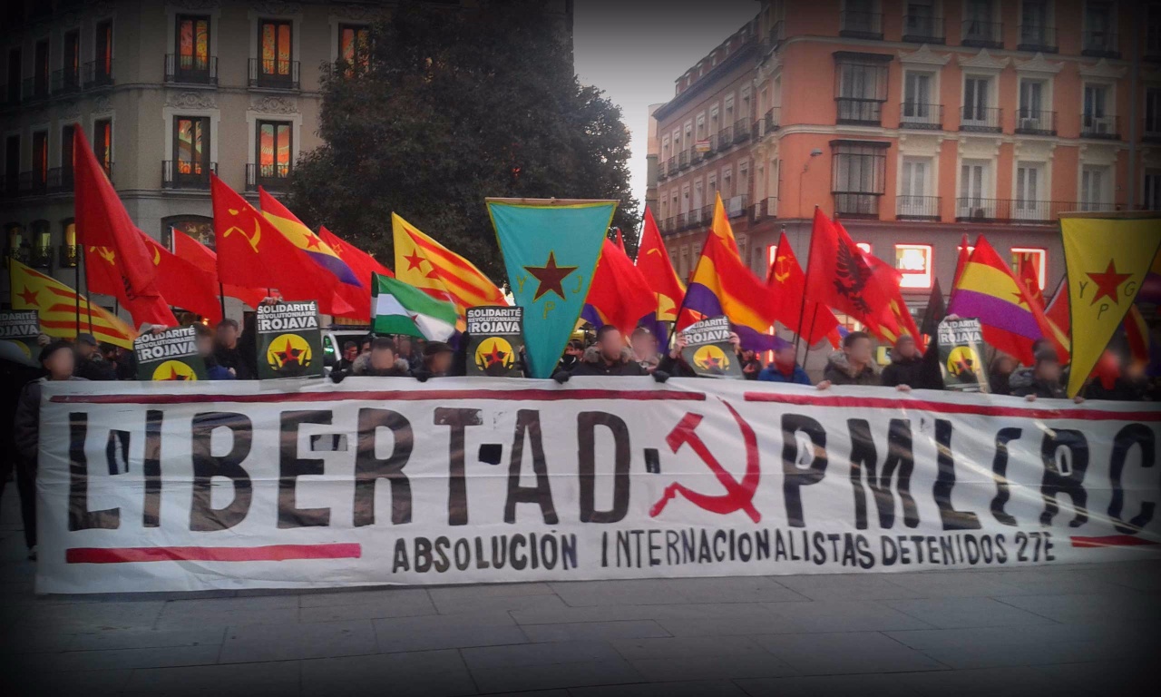 Rassemblement à Madrid pour les prisonniers du PML(RC)