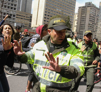 Les incidents de dimanche à Bogota