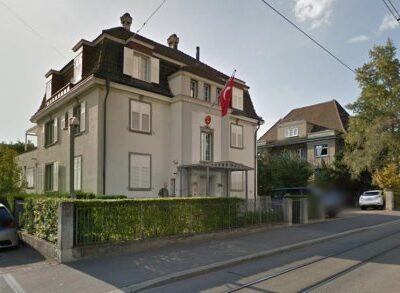 Le consulat de Turquie à Zurich