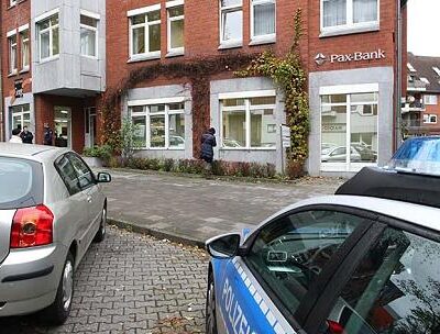 L'agence de la Pax Bank après l'attaque