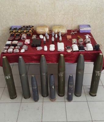 Matériel du PKK découvert par la gendarmerie turque