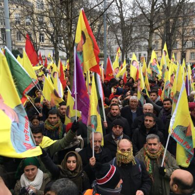 Manifestants à Strasbourg
