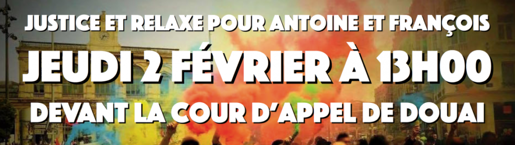Solidarité avec Antoine et François