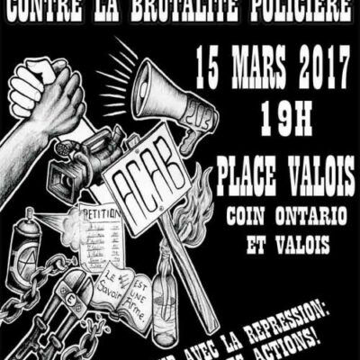 L'affiche de la mobilisation