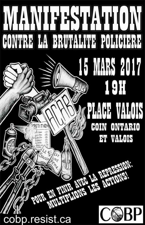 L'affiche de la mobilisation