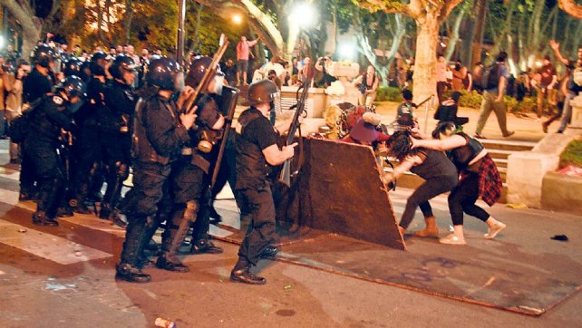 Les affrontements du 8 mars à Buenos Aires