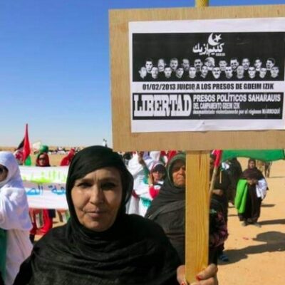 Manifestation de soutien aux prisonniers de Gdeim Izik (archive)