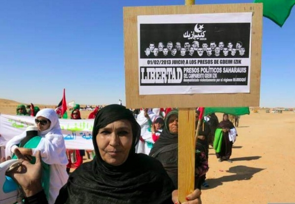 Manifestation de soutien aux prisonniers de Gdeim Izik (archive)