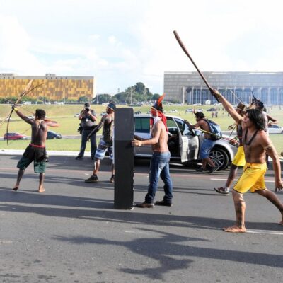 Les affrontements à Brasilia