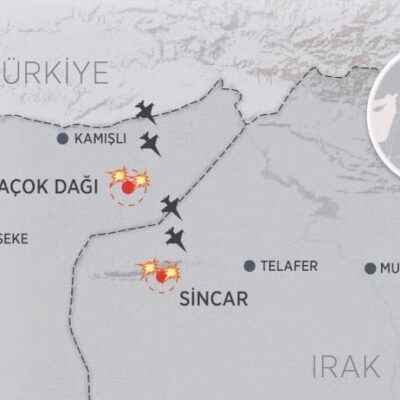 Les deux monts bombardés: Karachok et Shengal