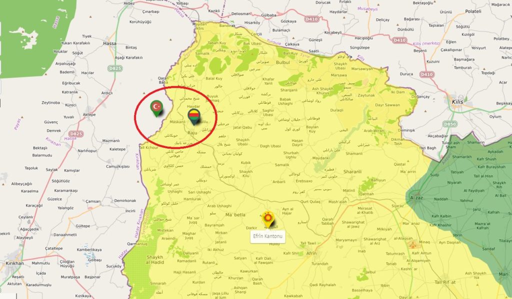 Localisation des affrontements à Firfirke