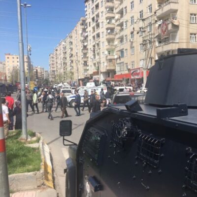 Le bouclage du périmètre à Diyarbakir