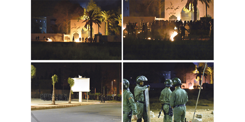 Les affrontements à Fès