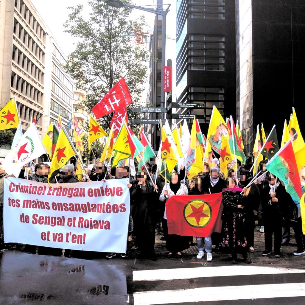 Manifestation de solidarité à Bruxelles le 26 avril