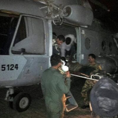 Evacuation des soldats à Sukma