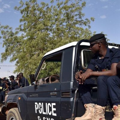 Intervention policière à Niamey