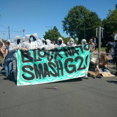 Blocage à Evere