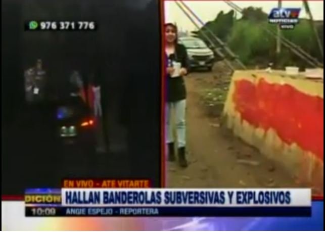 A la télévision péruvienne...