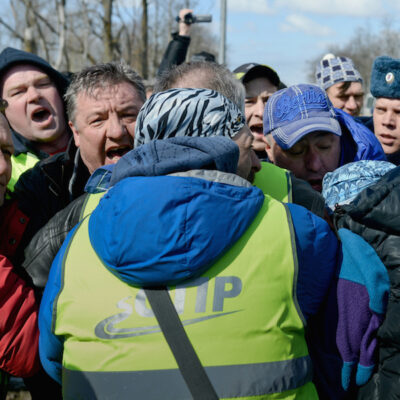 Heurt entre camionneurs et policiers russes au Dagestan