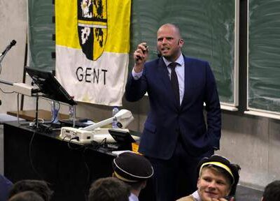 Francken à l'université de Gand