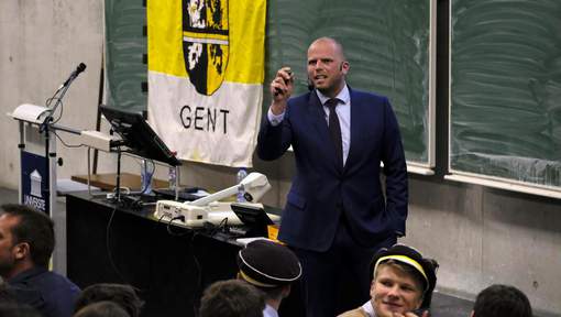 Francken à l'université de Gand