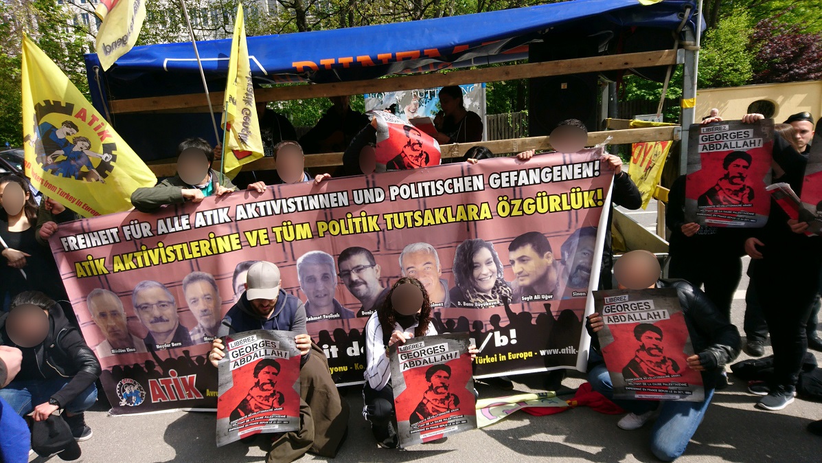 Manifestation de solidarité avec les prisonniers de l’ATIK 