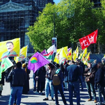 Manifestation contre la répression du mouvement kurde
