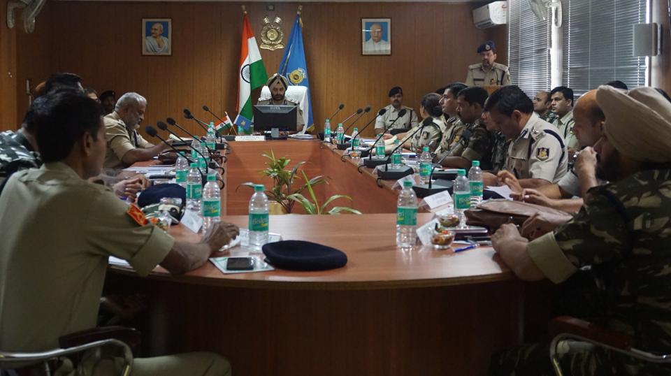 Réunion des autorités du Bihar