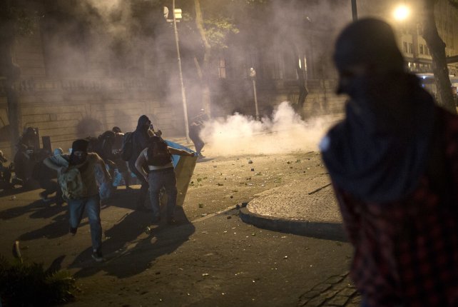 Les affrontements à Rio
