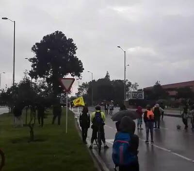 Les incidents sur la 26e rue, à Bogota