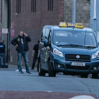 Le taxi dans lequel circulaient les membres présumés de la New IRA