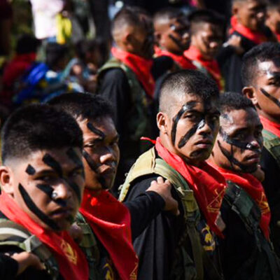 Combattants maoïstes aux Philippines (archives)