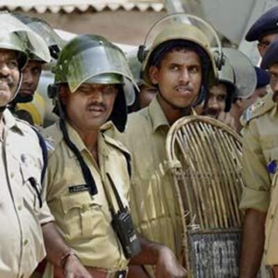 Policiers de la force du Chhattisgarh