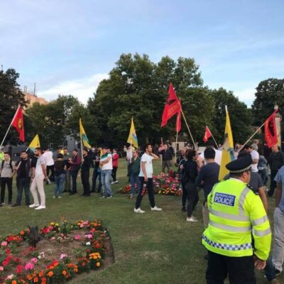 La manifestation anti-AKP.
