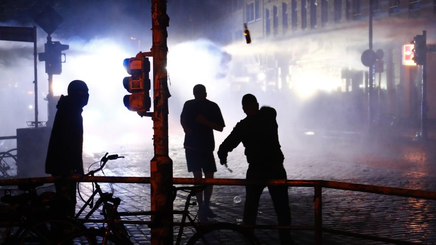 Les derniers affrontements ce dimanche matin à Hambourg