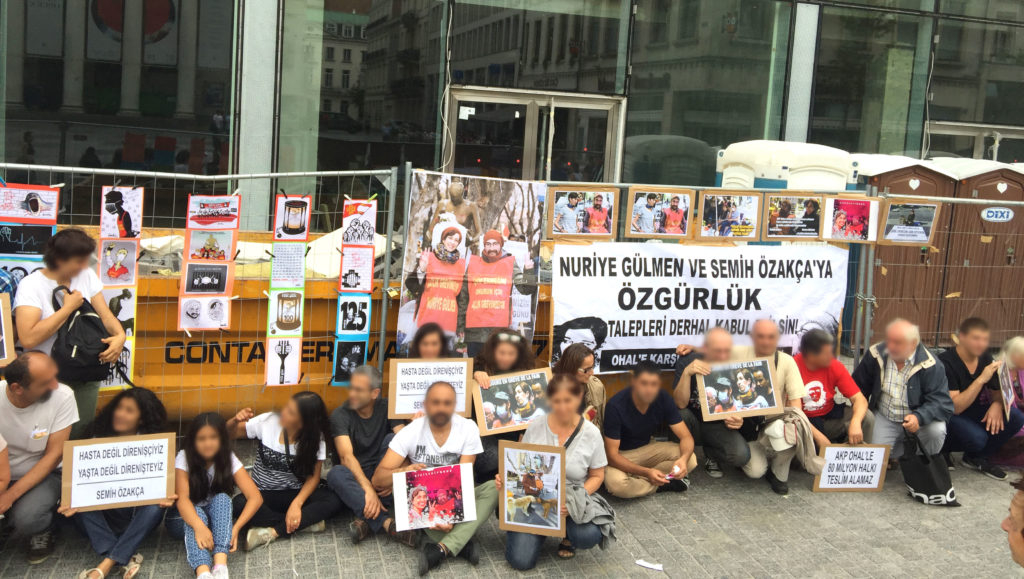 Le rassemblement d'hier à Bruxelles