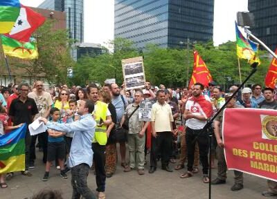 Manifestation à Bruxelles en soutien au mouvement populaire rifain