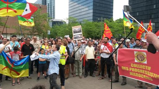 Manifestation à Bruxelles en soutien au mouvement populaire rifain