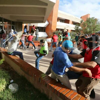 Les affrontements à l'UNAH