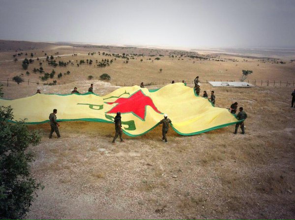 Drapeau des YPG