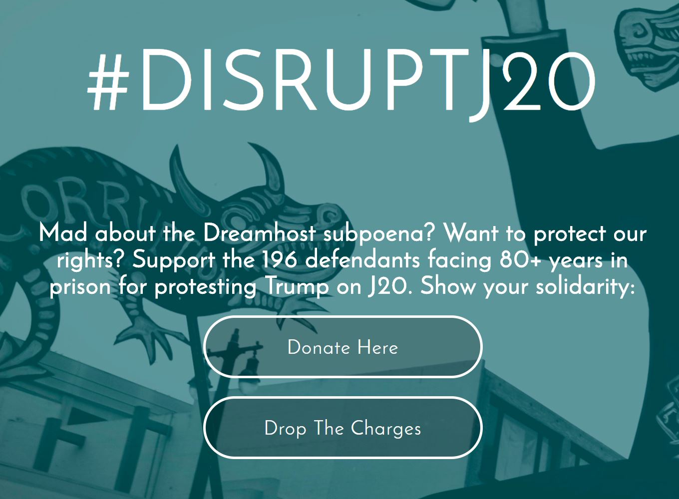 Appel à la solidarité avec les prisonniers du J20 (archive)